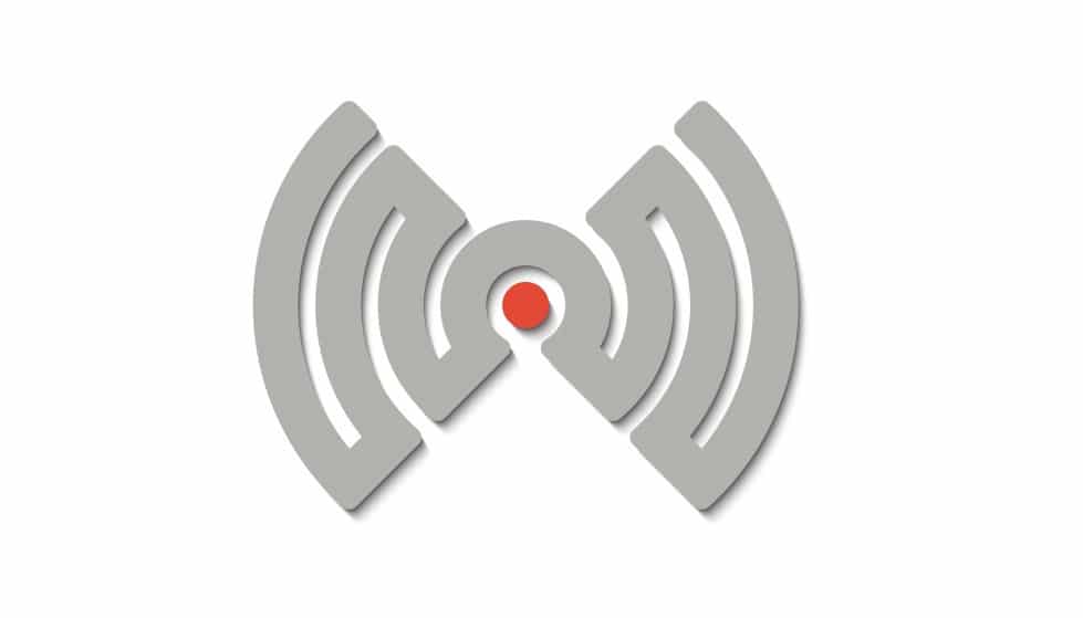 An effective image of a radio wave symbol.