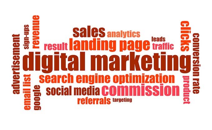 Digital marketing success tracking.